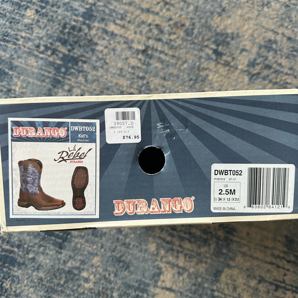 Girls Durango boots - Picture 6 of 8